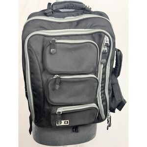 Diaper Dude Dad Diaper Bag Backpack Black Changing Pad Multi Pocket Travel